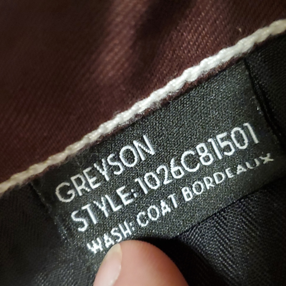 Monfrere wax coated Greyson skinny jeans 31x34 - Picture 5 of 12